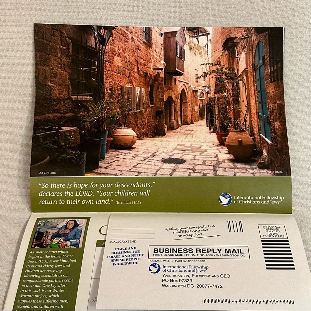 Blessings from the Holy Land 2023 Wall Calendar 12 Months Israel Photos Jesus
